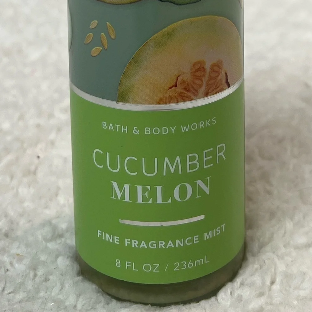 Bath & Body Works "Cucumber Melon" Body Creme, Scrub & Mist Gift Bundle - Picture 3 of 10
